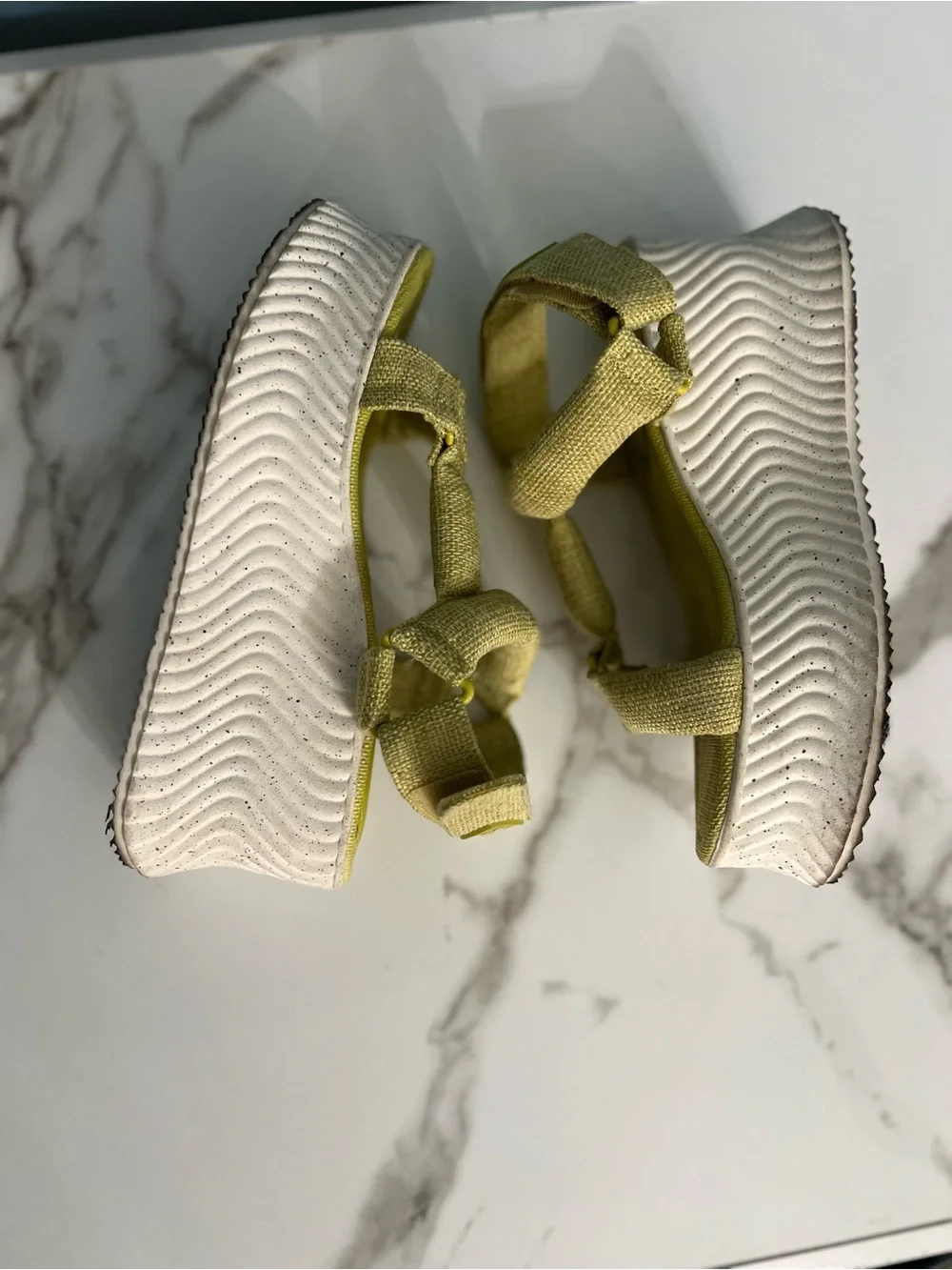 Circus by Sam Edelman Lime Green Platform Sandals